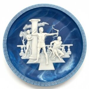 Blue and White Decorative Plate